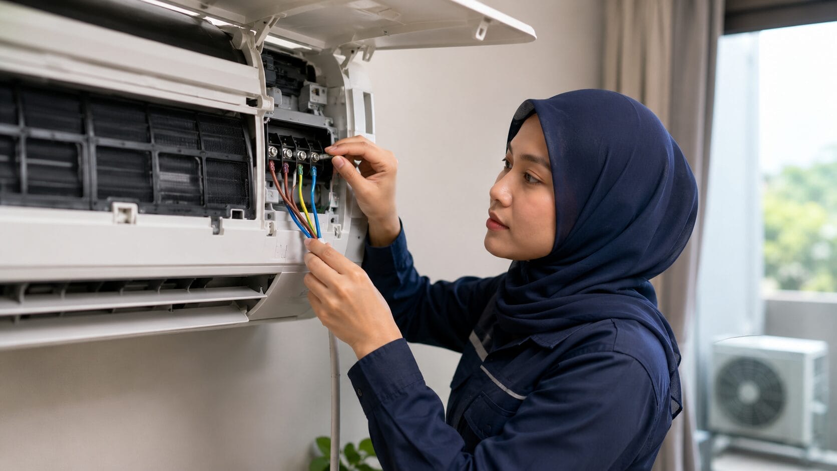 Anatomi Pendawaian Aircond Fungsi Kabel Live, Neutral, Earth dan Signal