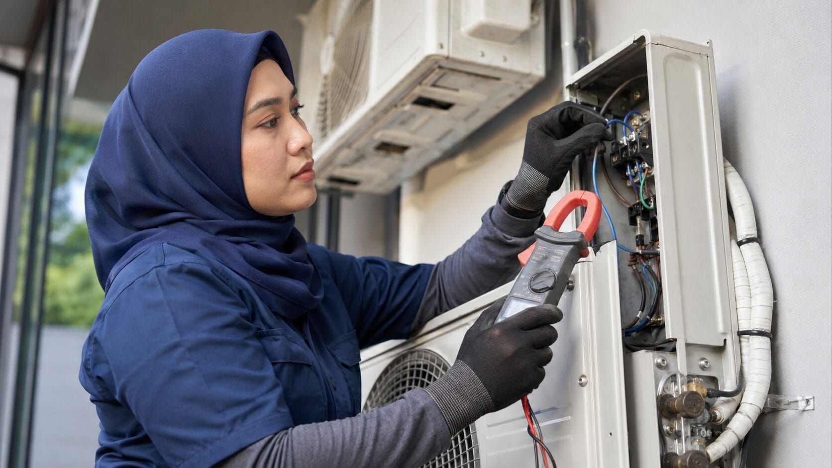 Cara Guna Clamp Meter Aircond untuk Ukur Ampere Seperti Pro